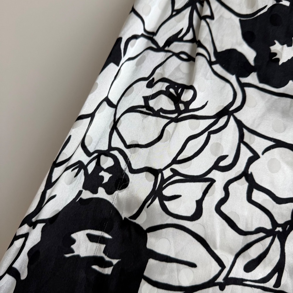 Ronny Kobo Printed Black and White Print Trousers Size 6 - Picture 10 of 16